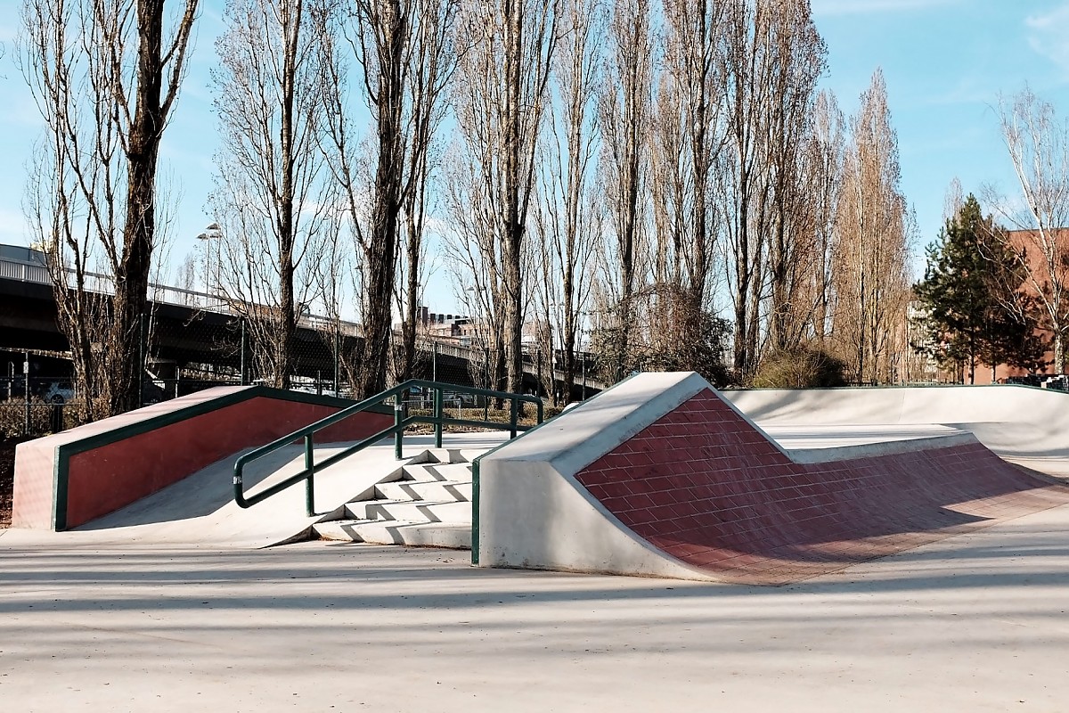 Burgerpark Hafeninsel skatepark